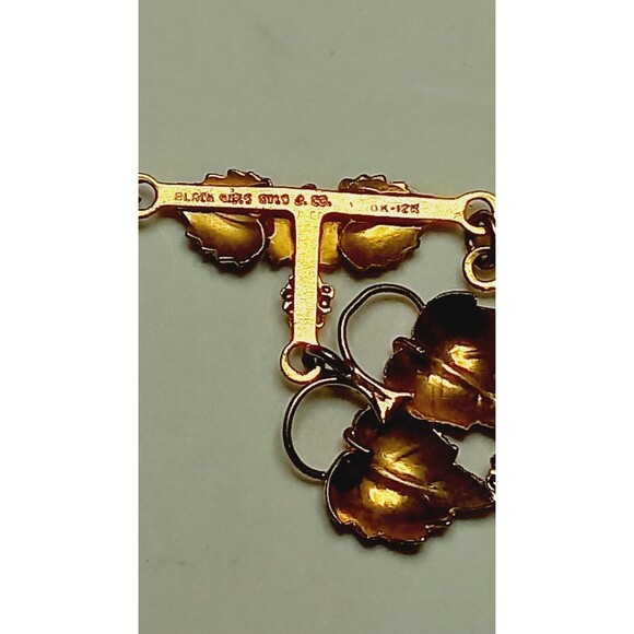 Landstrom BLACK HILLS GOLD Necklace and Earrings 10K-12K - Picture 10 of 16